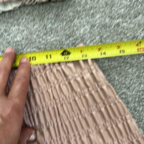 NEW SAYLOR Camel colored faux leather 2pc skirt set Size M NWT - Picture 14 of 15